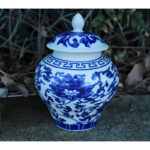 Ashar Handmade Porcelain China Decorative Urns & Jars