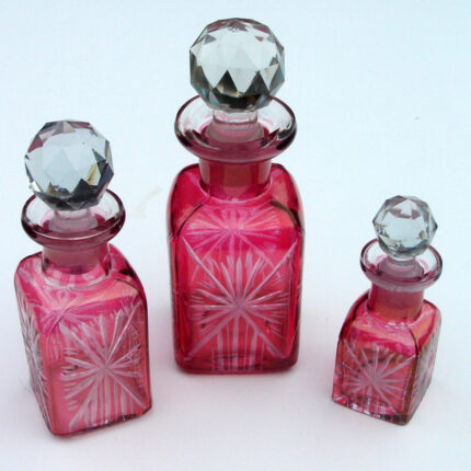 Ashleigh Glass Decorative Bottle - Chic Decora