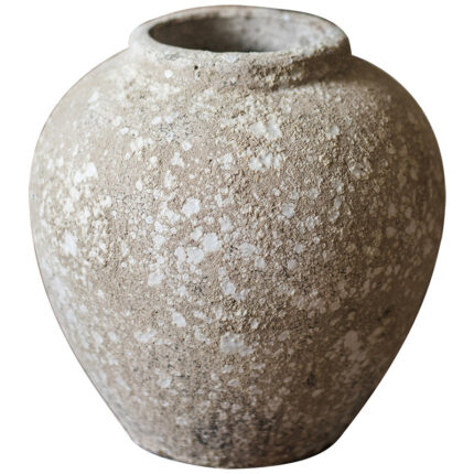 Auman Handmade Cement Decorative Urns & Jars - Chic Decora