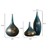 Aurora 3-Piece Glass Vase Set - Image 4