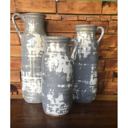 Aviana Handmade Terracotta Floor Vase - Chic Decora