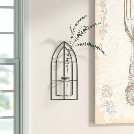 Azevedo Metal Wall Vase - Chic Decora