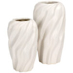 Babette Handmade Ceramic / Porcelain Table Vase (Set of 2) - Image 5