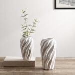 Babette Handmade Ceramic / Porcelain Table Vase (Set of 2) - Image 3