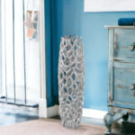 Babylon Rama Twigs Gold Barrel Floor Vase - Image 5