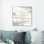 Bart " Abstract Sun And Rain, Modern & Contemporary White " - Image 4