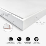 Bart " Abstract Sun And Rain, Modern & Contemporary White " - Image 5