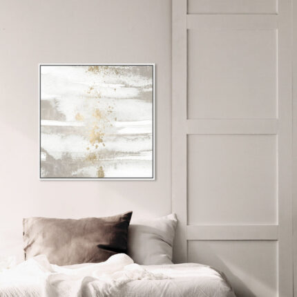 Bart ” Abstract Sun And Rain, Modern & Contemporary White “ - Chic Decora