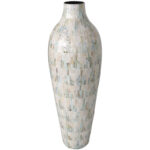 Basnett Handmade Mother Of Pearl Table Vase