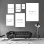 Bath and Laundry Rustic Cow Bathroom, Cabin/Lodge and Canvas Wall Art Print for Bath - Image 3