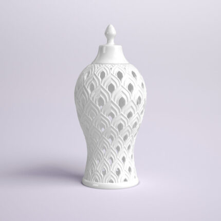 Batres Ceramic Floor Vase - Chic Decora