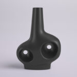 Batur Charcoal Modern Vase - Image 4