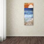 Beach Moonrise II by Color Bakery - Wrapped Canvas Print