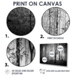 Beautiful Forest Morning Panorama - Print - Image 4