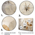 Beige Botanical Impressions III - Abstract Botanicals Framed Art - Image 5