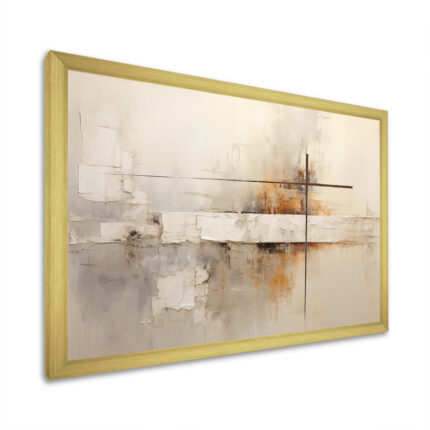 Beige Christianity Cross Of Jessus I – Christianity Wall Art - Chic Decora