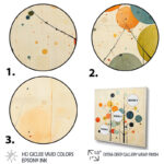 Beige Mid Century Minimalist Masterpiece - Minimalism Wall Art - Image 4