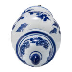 Birdye Chinoiserie Blue & White Ceramic Lidded Jar - Image 7