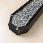 Black Extra Tall Floor Vase Decorative Modern Handmade 30''H (Set of 2) - Image 3