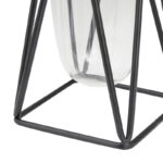 Black Latony 2 Piece Metal Geometric Tube Decorative Table Vase Set - Image 5