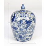Bliss 9'' Porcelain Ginger Jar - Image 3
