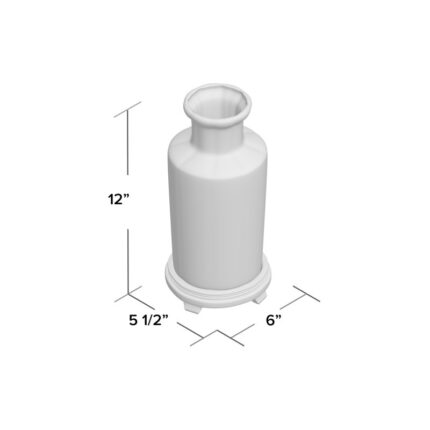 Blue/White 12″ Porcelain Table Vase - Chic Decora