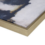 Blue Drift Abstract 5-piece Framed Canvas Gallery Wall Art Set - Image 8