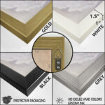 Blue Grey Line Art Conceptual Abstract II - Line Art Wall Art - Image 3