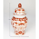 Bluebelle 10.5'' Porcelain Ginger Jar - Image 3
