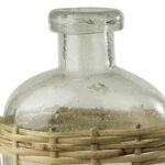 Bottle, Glass & Rattan - Medium - Image 6