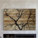 Branching Out III by Parvez Taj Print on Wood
