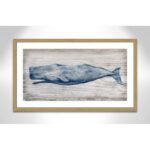 Brannen Blue Whale - Picture Frame Print