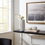 Brava 11" Metallic Silver Textured Ceramic Table Vase - Image 6