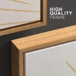 Bright Light Yellow Sun Shine Modern Minimalist Canvas Wall Art Neutral Print Set 3 Pieces Decor - Image 8