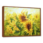 Bright Yellow Sunny Sunflowers - Graphic Art Print - Image 2
