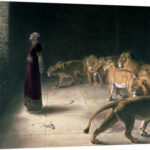 Briton Riviere " Daniel In The Lions Den " by Briton Riviere