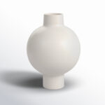 Bronsyn Neutral Round Modern Ceramic Bubble Vase