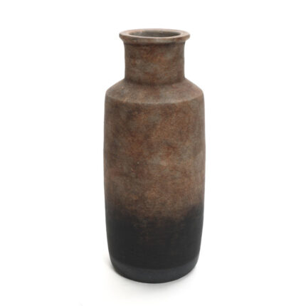 Brown Ombre Terracotta Narrow Inch Tall Vase - Chic Decora