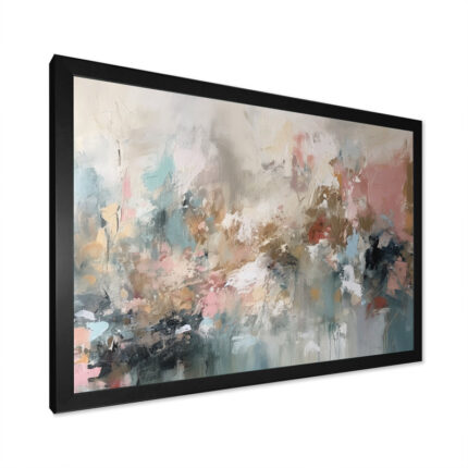 Brushstroke Abstract Painting I – Abstract Collages Large Wall Art - Chic Decora