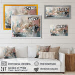 Brushstroke Abstract Painting I - Abstract Collages Large Wall Art - Image 5