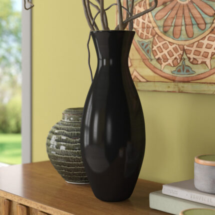 Burkholder Handmade Wood Floor Vase - Chic Decora