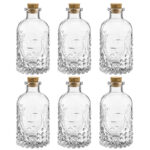 Camoya Glass Decorative Bottle (Set of 6)