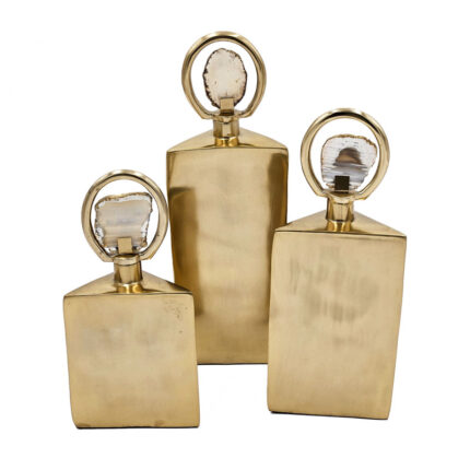 Cannet Handmade Decorative Bottle (Set of 3) - Chic Decora