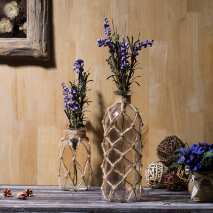 Canvey Glass Decorative Bottle - Chic Decora