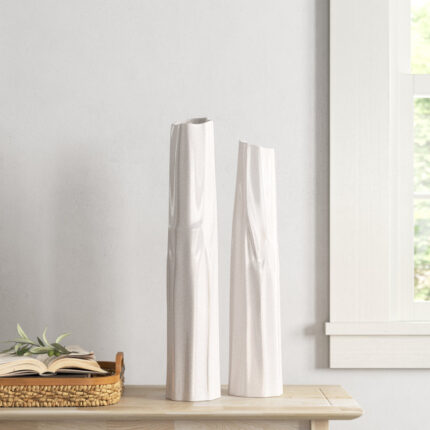 Canwick Ceramic Floor Vase - Chic Decora