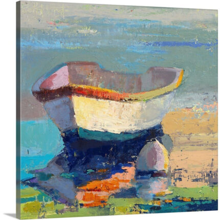 Carwell ” Bottle Green Boat ” by Beth A. Forst - Chic Decora