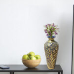 Casiodoro Handmade Metal Floor Vase - Image 3