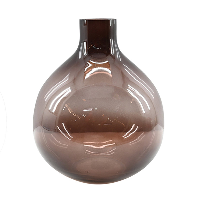 Caspian Tapered 7.5″ Handblown Glass Vase - Chic Decora