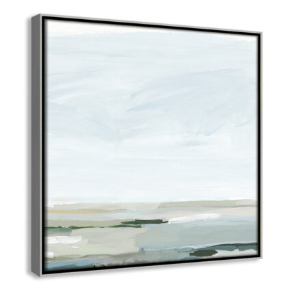 Catrena Pure Stillness – Floater Frame Painting Print on Canvas - Chic Decora