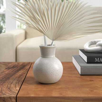 Cecil Stoneware Table Vase - Chic Decora